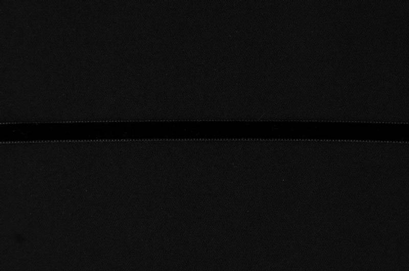 Fløyelsbånd 9 mm sort