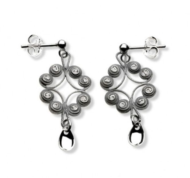 Hovedbilde Ørepynt Nordland kort, oksidert