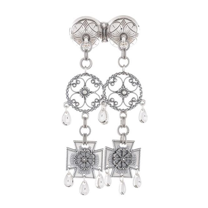 Hovedbilde Halsknapp Sunnmøre, oksidert