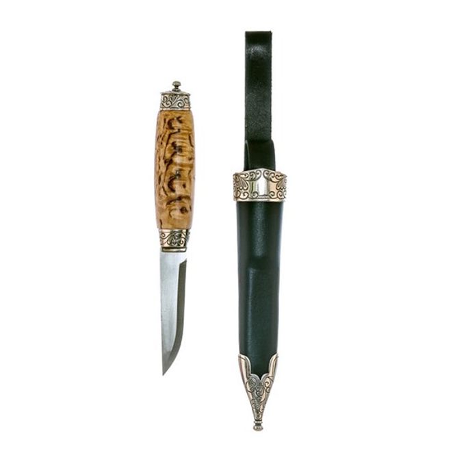 Hovedbilde Kniv med glatt slire