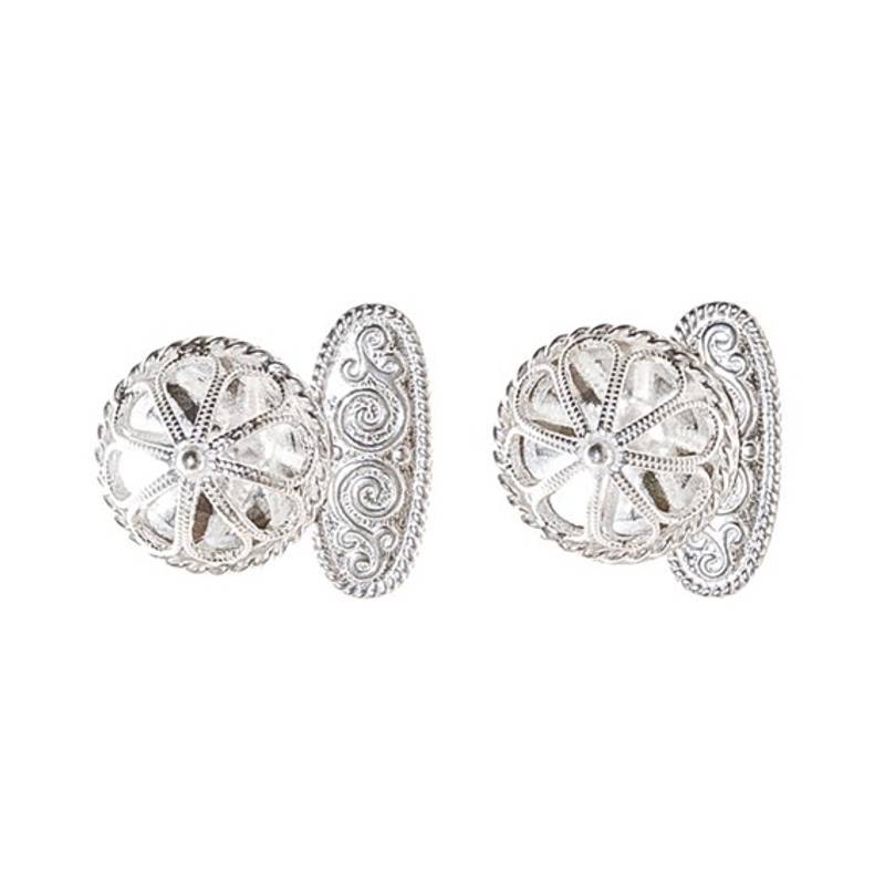 Mansjettknapper hvite