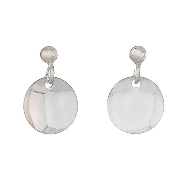 Hovedbilde Ørepynt 10 mm lauv, sølv