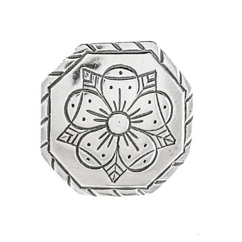 Knapp åttekantet 18,4 mm , oksidert