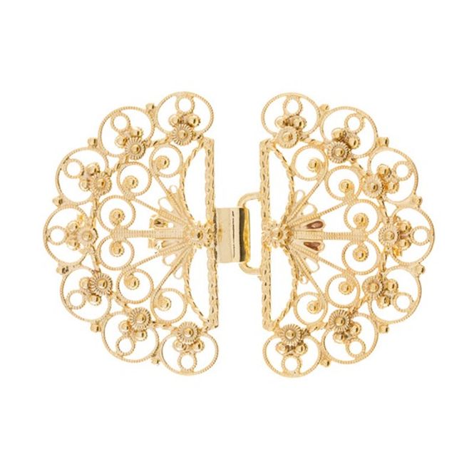 Hovedbilde Beltespenne forgylt med kruser, øsken