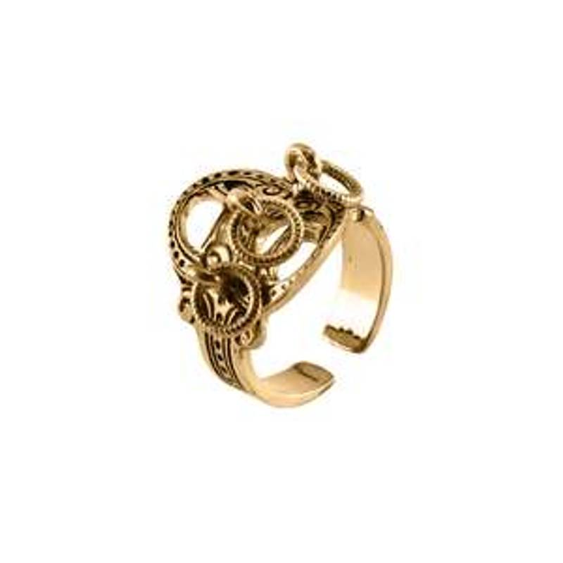 Ring Romerike antikkforgylt