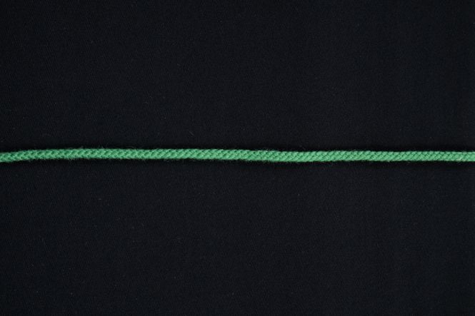 Hovedbilde Flettet snor 5 mm grønn